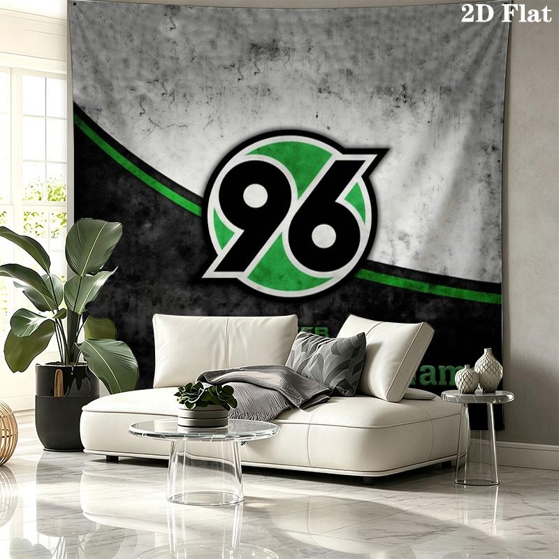 Hannover 96 Custom Name Wall Tapestry Aesthetic Wall Hanging Printed Fabric Blanket Decorative Tapestries for Bedroom Living Room Home Decor