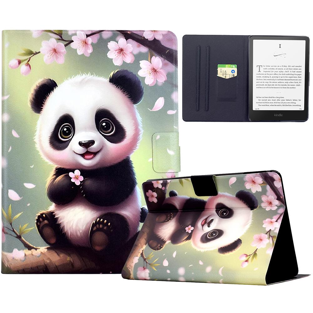 For Amazon Kindle Paperwhite 6 (2024) Stand Case Pattern Printing Tablet Leather Cover with Auto Wake/Sleep