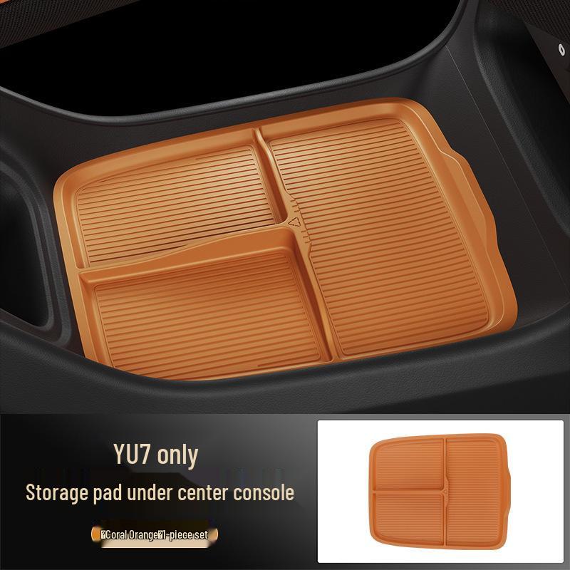 Xiaomi YU7 Silicone Under-Center Pad & Protective Cup Holder for Cars