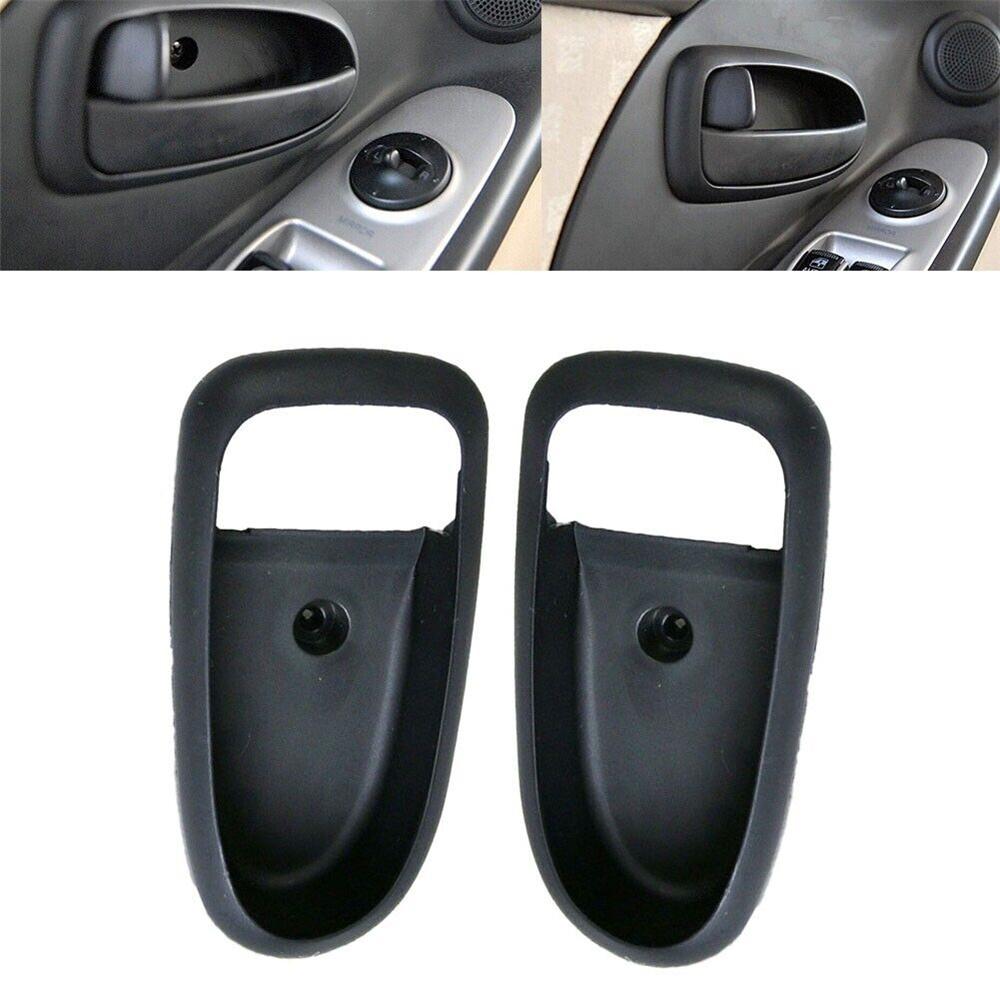 2Pcs Left & Right Interior Door Handle Cover Bezel Trim For Hyundai Elantra 2001-2006