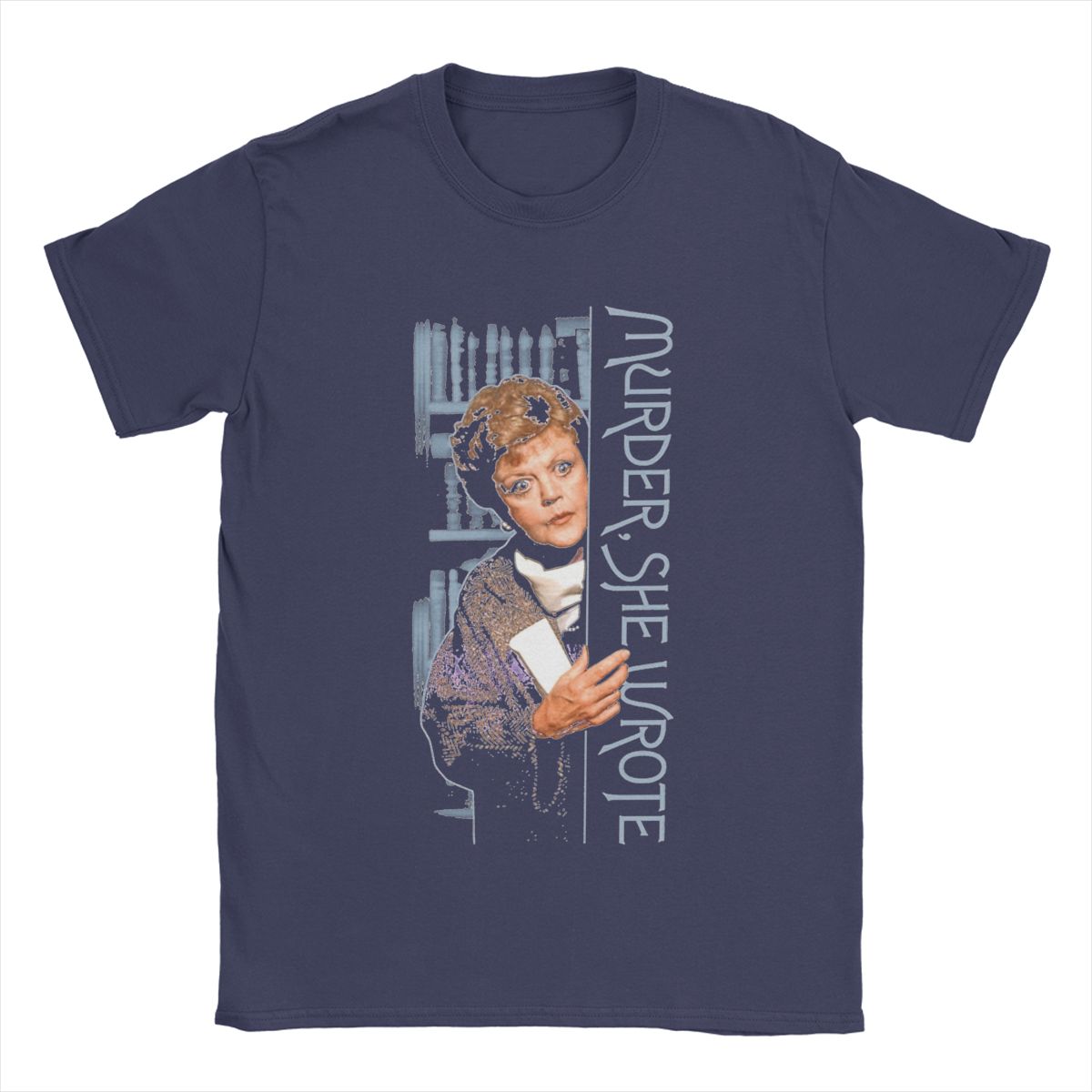 

Murder She Wrote Men s T Shirts Awesome Tees Short Sleeve Crew Neck T-Shirts Pure Cotton Plus Size Clothes 4XL