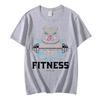 Anime Funny Print Beast Fitness Hashibira Inosuke Printed T-shirt Harajuku Men Women T Shirt Summer Unisex Short Sleeve T Shirt
