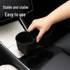 Tesla Car Center Console Silicone Coaster & Wireless Charger Cup Holder Storage Box