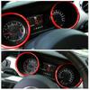 Red Interior Dashboard Cover Central Trim Decor Ring for Ford Mustang 2015-2018