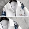 Summer Short Sleeved Shirt Set Men's Short-sleeved Shirt Suit Men's Splicing Printing Casual Sports Shorts Two-piece Clothes
