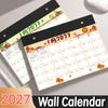 2027 Wandkalender 12 Monate Kalender Planer Zeitwerk Agenda Planer Schreibwaren