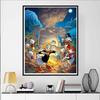 Disney Diamond Painting Donald Duck Fantasy Adventure Illustration Mosaic Embroidery Image Creation Diamond Painting, CrossstitchHomeDecoration 5D DIY