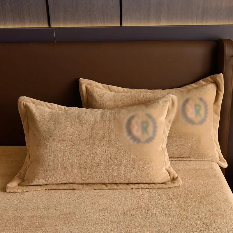 Наволочка плотного стиля однотонная высокого качества для спальни размер 48x74 см 1 шт бесплатная доставка 1 Piece 48x74cm 4159₽