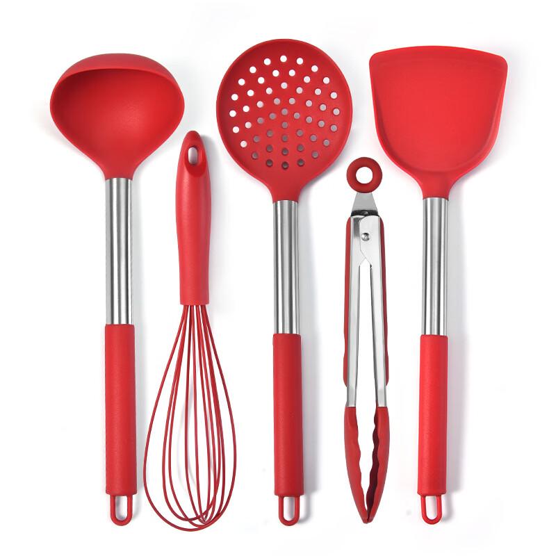 SMVP 5-Piece Black Kitchen Utensil Set