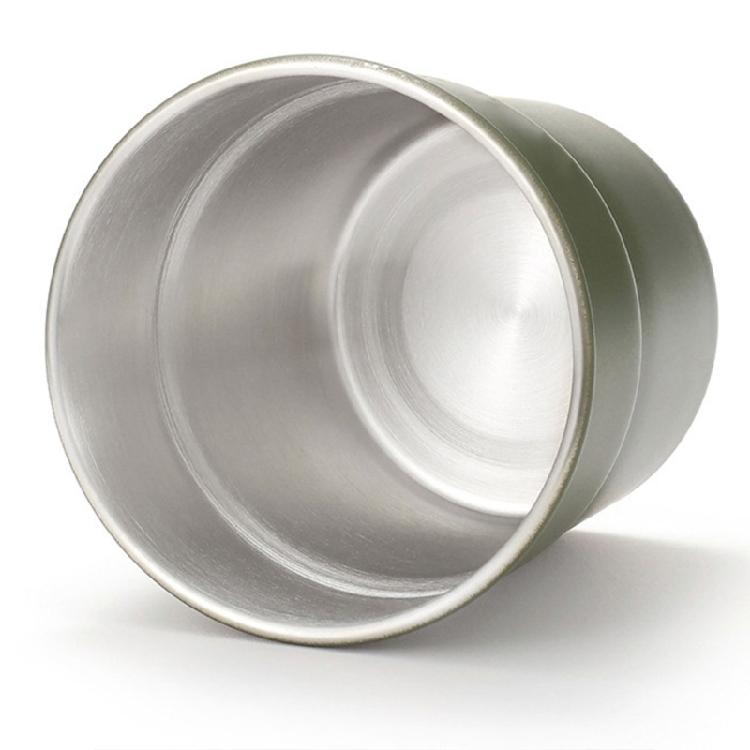 4pcs Stainless Steels Drinking Cup Outdoor Travel Coffees Milk Mugs Replacement Stackable Camping Cup with Cup Cover