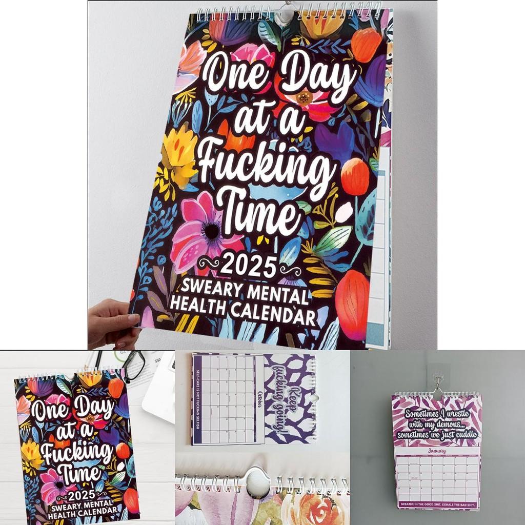 2025 Mental Health Calendar Beautifully Designed 12 Month Spiral Wall Calendar