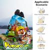 1pc Pororo Adventure Outdoor Blanket Lightweight Flannel, Soft & Warm, All-Season Use for Sofa, Outdoor, Camping, Living Room, Office065