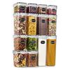 Airtight Plastic Food Storage Containers - 14-Piece Set