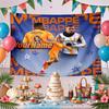 Mbappe Custom Your Name Wall Decor Tapestry Art For Pet Memorial Birthday Wedding Party Backdrop Family Gift