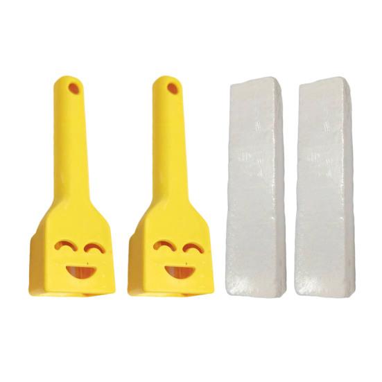 Pumice Stone Toilet Bowl Cleaner with Handle Efficiently Removes Hard Water Rings Calcium Buildup Pumice Stone Scrubber