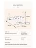 Multifunctional Stainless Steel Non-Slip Folding Pants Rack – Multi-Layer Storage Hanger
