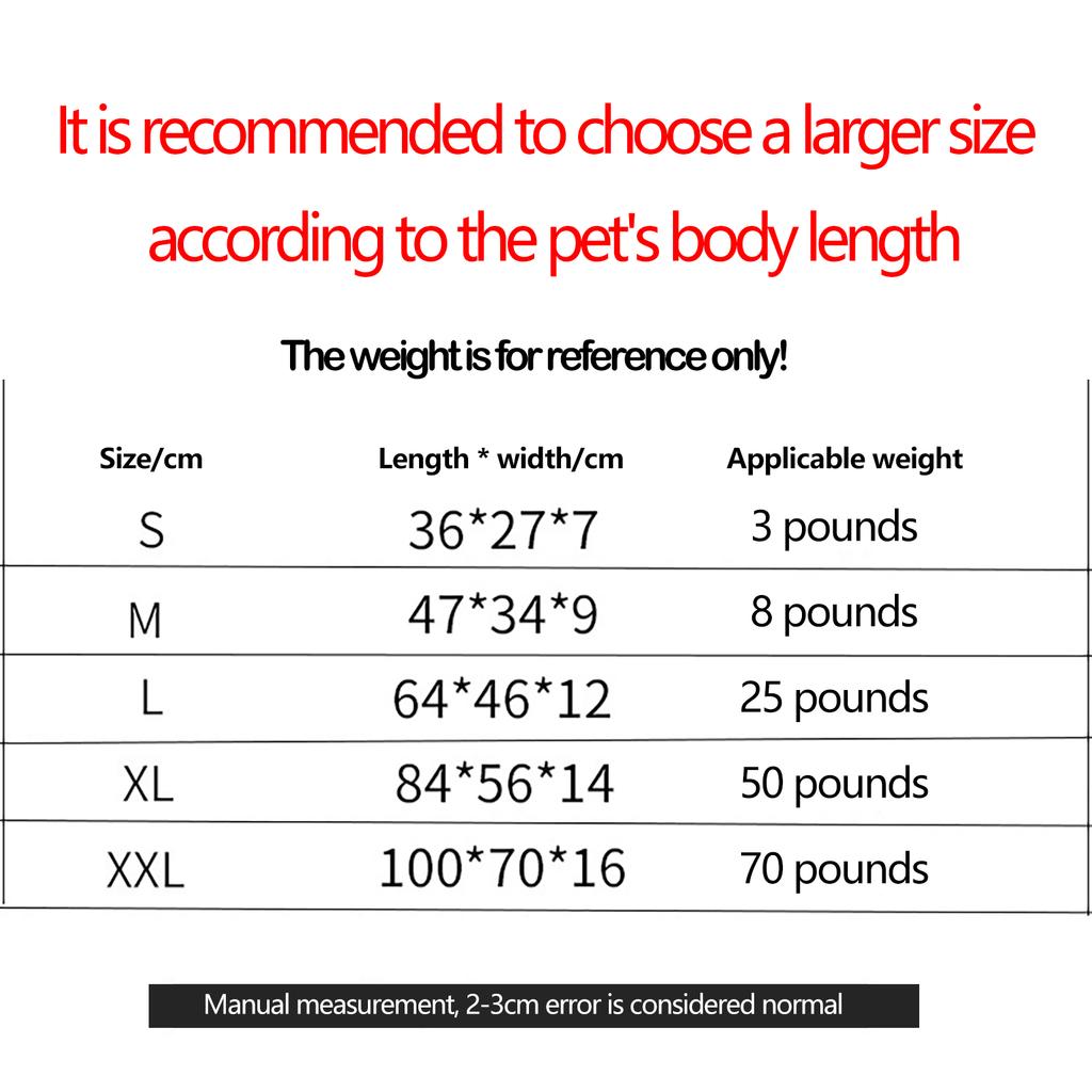 Vodotěsné psí lůžko 600D Oxford Pet Dogs Beds pro všechna roční období Zesílená PP bavlněná výplň Podložka pro domácí mazlíčky odolná proti kousání Psí doplňky