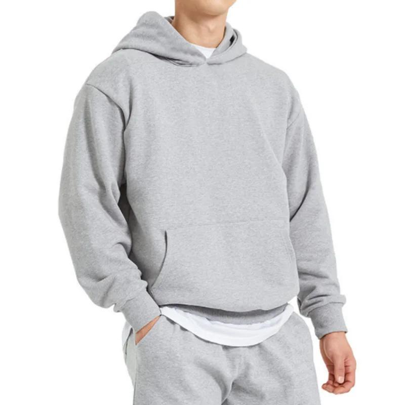 Fashionable Men's Sweatshirts Autumn and Winter Casual Loose Sweatshirts Men's Cotton Sweatshirts Fitness Sportswear Men's Tops