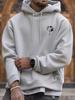 Felpa con cappuccio unisex uomo donna Pesce Koi Stampa Lettere Giapponesi Felpa con cappuccio Manica lunga Top con tasca a marsupio