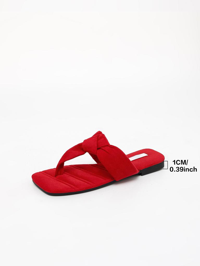 Summer new toe flip-flops shoes women wear high-end fashion flat sandals 2025 French temperament women's shoes