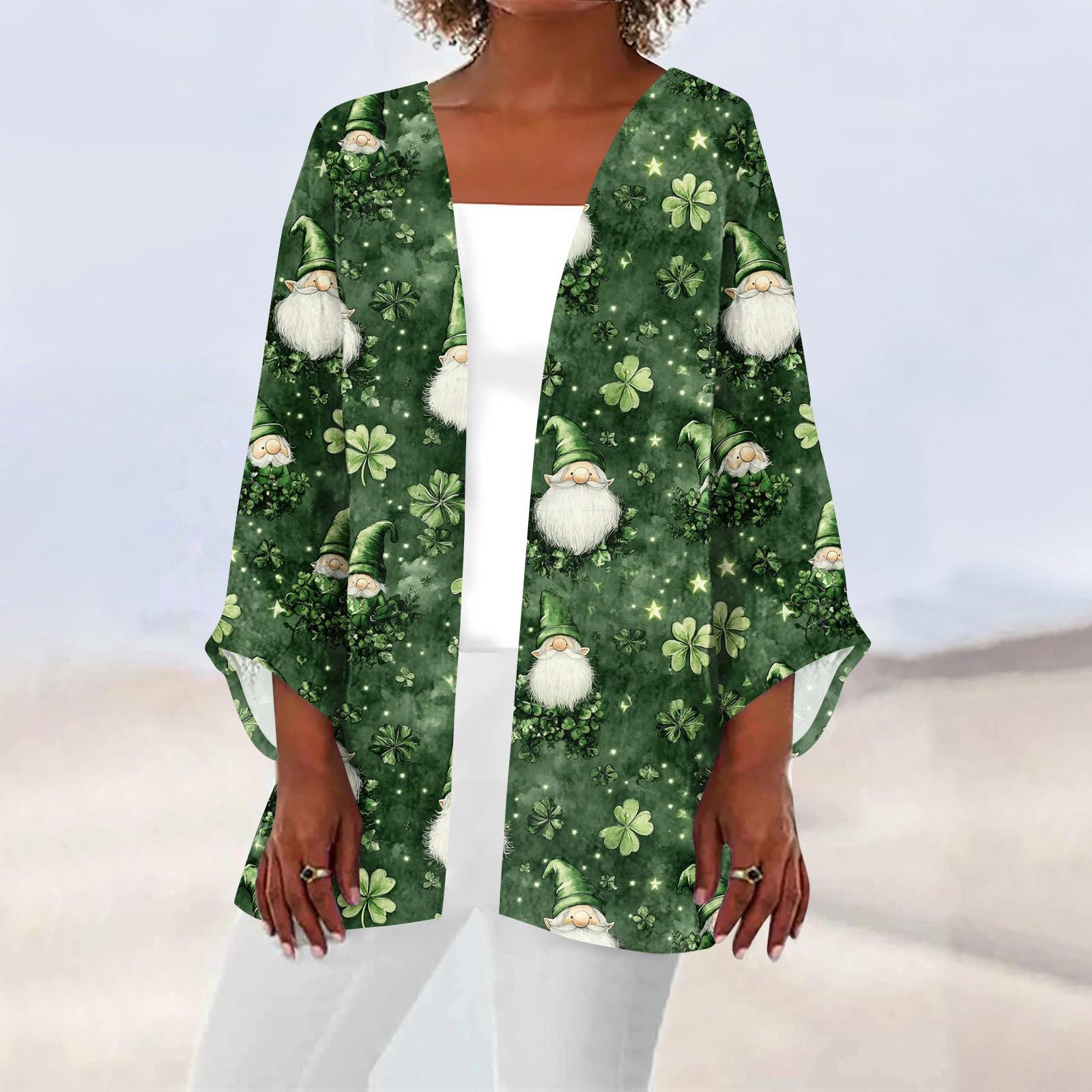 

Женская повседневная и модная легкая куртка средней длины с принтом ко Дню святого Валентина, кардиган XXXL