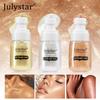 Set de 3 sprays pailletés pour le corps, poudre illuminatrice scintillante pour le visage, spray à brillance longue durée, kit cadeau maquillage Festival Fête Scène