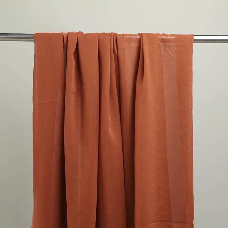 100x150cm Chiffon Fabric Clothing Wedding Decoration Avocado Green Sage Mint Yarn Layout Gauze DIY Home Deco Dress Material