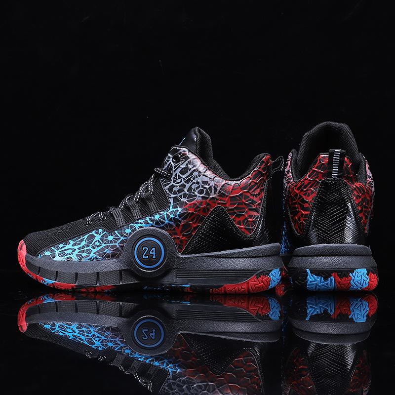 Erkek Profesyonel Basketbol Ayakkabıları Çocuk Erkek Yastıklama Hafif Basketbol Ayakkabıları Kadın File Nefes Alabilir Açık Hava Spor Ayakkabıları