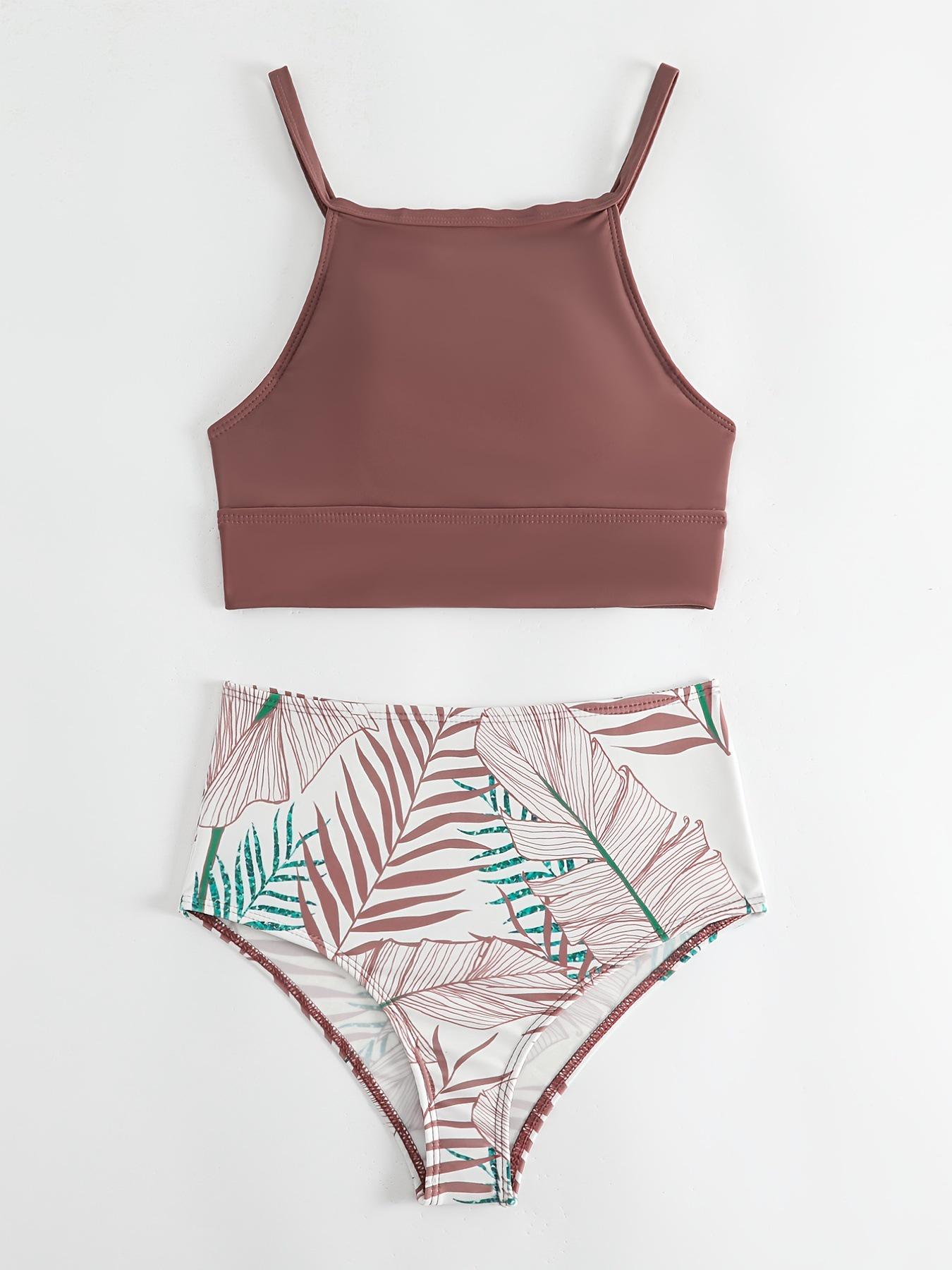 

Європейський та американський жіночий сексуальний купальник бікіні з високою талією - Хіт продажів пляжного одягу S