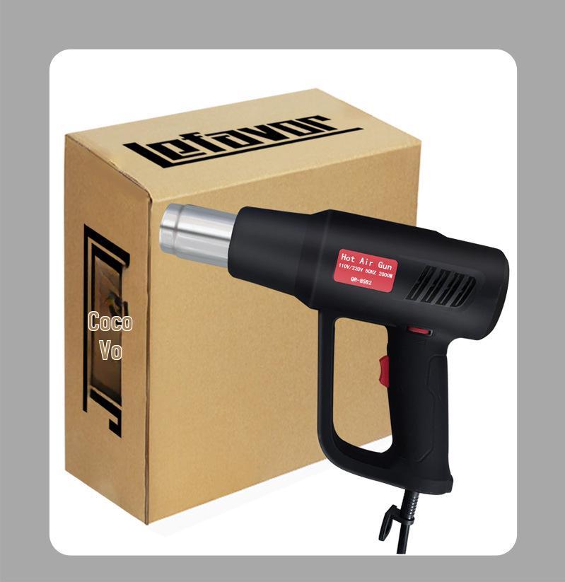 QR-85B2 2000W Hot Air Gun: Adjustable Two-Speed, Constant Temperature, Ideal for Drying & Car Film Baking