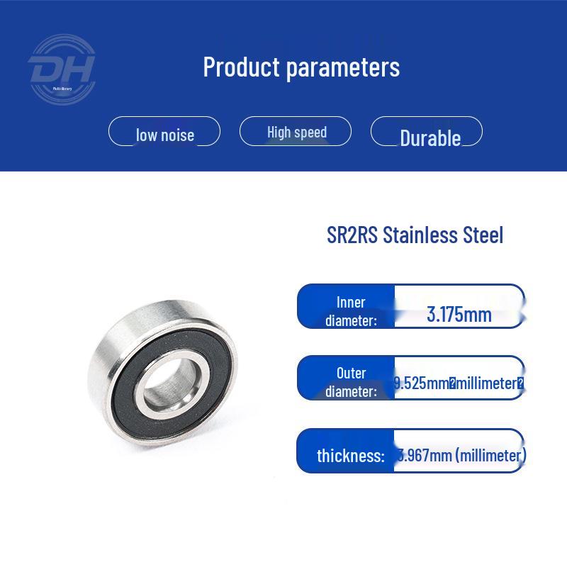 Rust-Proof Stainless Steel Miniature Pulley with Deep Groove Ball Bearing - Anti-Corrosion Gyroscope Ornament Accessory