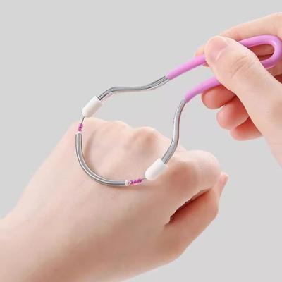 Εγχειρίδιο αποτρίχωσης προσώπου Spring Epilator για γυναίκες Εργαλείο αποτρίχωσης για μάγουλα Λαιμός άνω χείλος και πηγούνι