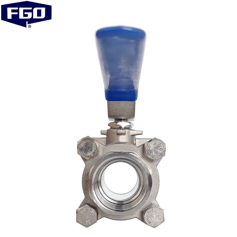 FGO 304 Stainless Steel 3-Piece Ball Valve Q11F-25P