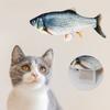 Cat Toy Fish Plush Interactive Simulation Fish USB Funny Durable Bite Kitten Toy Interactive Electric Cat Chew Toy Accessories
