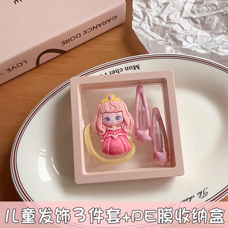Children'S Hairpin Cute Early Autumn Cartoon Hairpin Girl Princess Hairline Bb Clip Bangs Clip Hair Accessories Woman