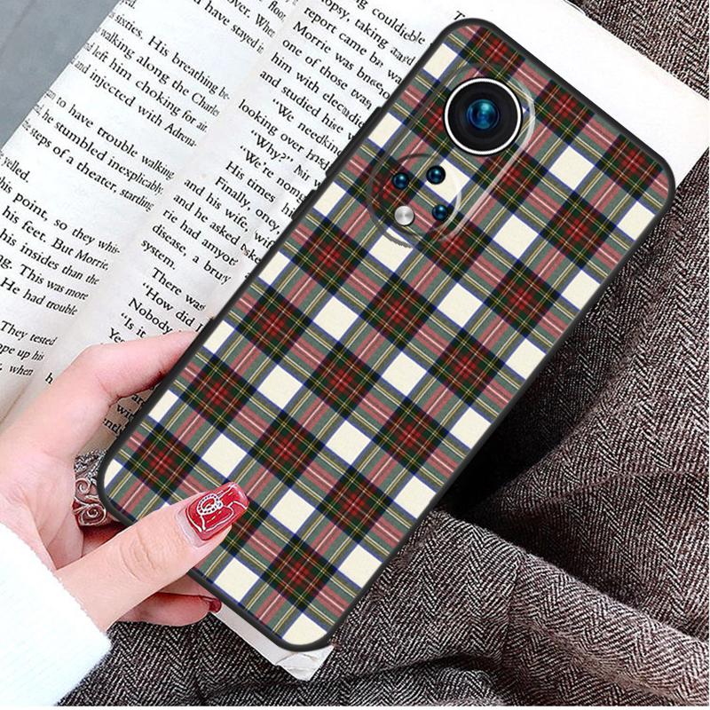 Clan Stewart Dress Tartan Plaid Case For Honor Magic 8 6 7 Lite Honor 400 200 Pro 50 70 90 X8c X8b X9a X9c X9b X9d Win Cover