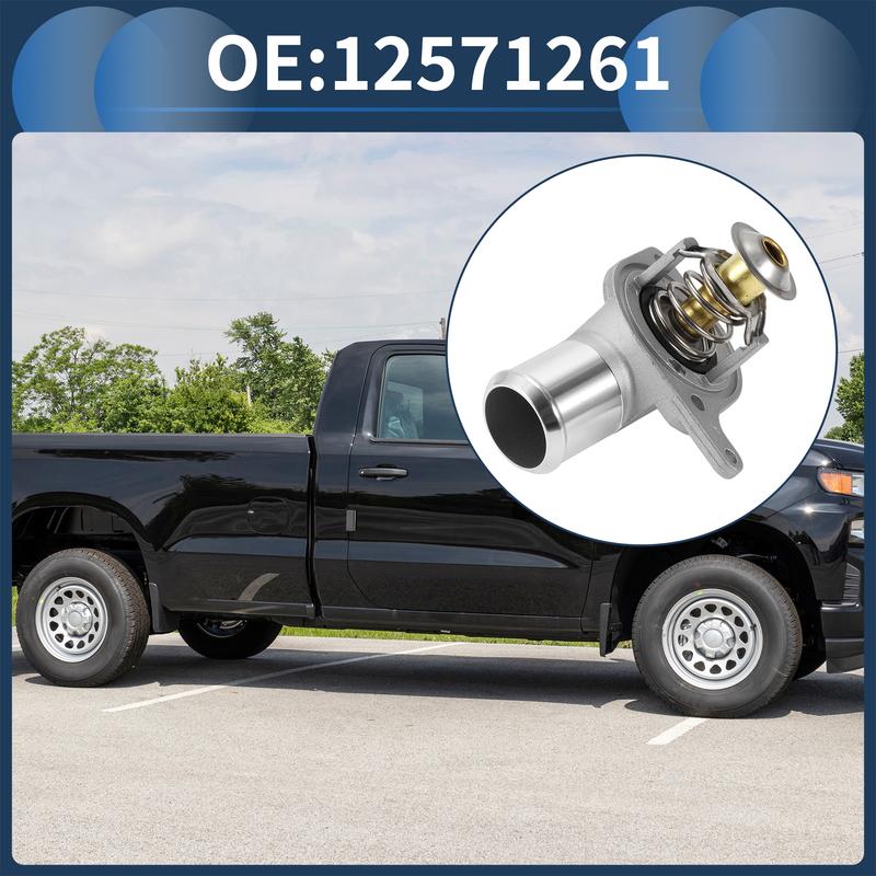 X Autohaux Engine Coolant Thermostat Housing for Chevrolet Silverado 1500 2500 1999-2003