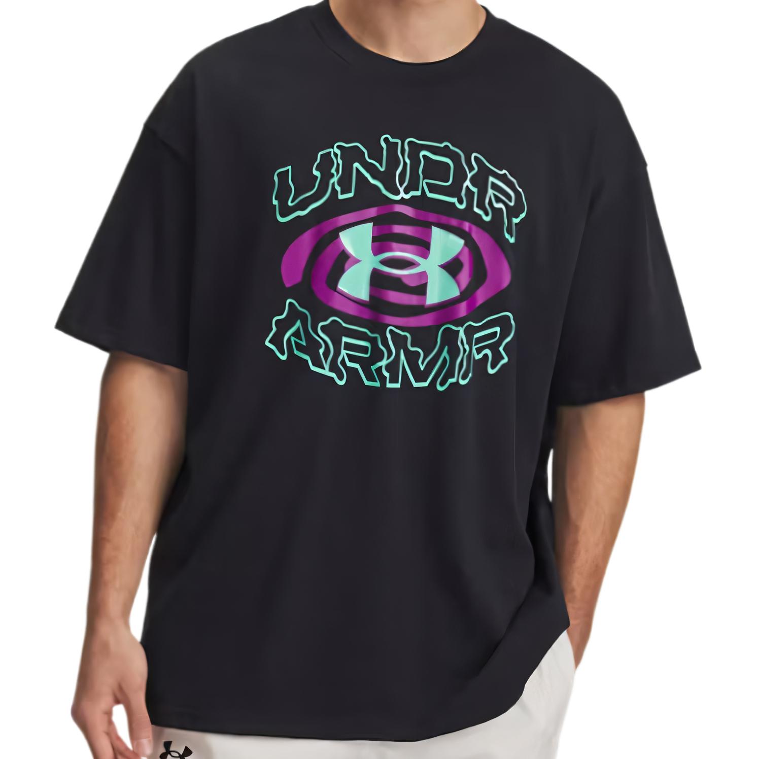 Under Armour Hoops Fashion Удобная Универсальная Футболка с Коротким Рукавом Мужские Топы 1390190-001 XL 5667₽