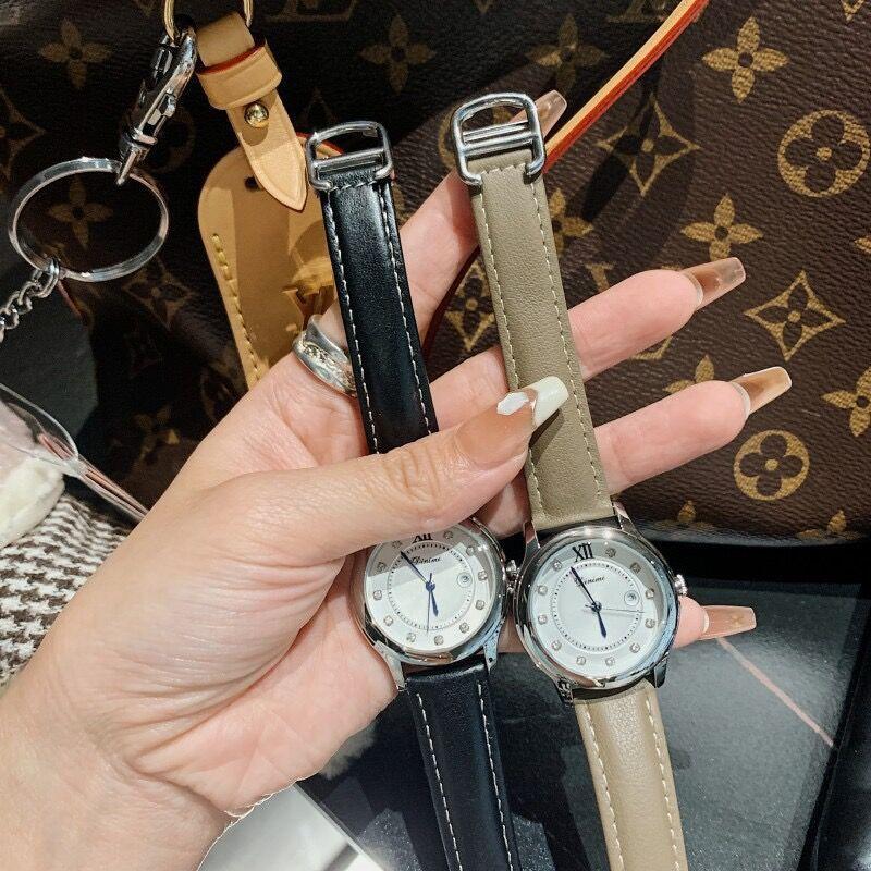 Quartz Watch Women'S Steel Belt Watch Women'S Rhinestone Scale Simple Temperament