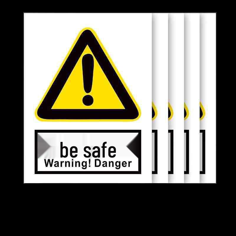 Industrial Safety Warning Sticker