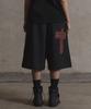 Garter Gallery Hidden Pocket Bermuda Sweat Shorts_Black