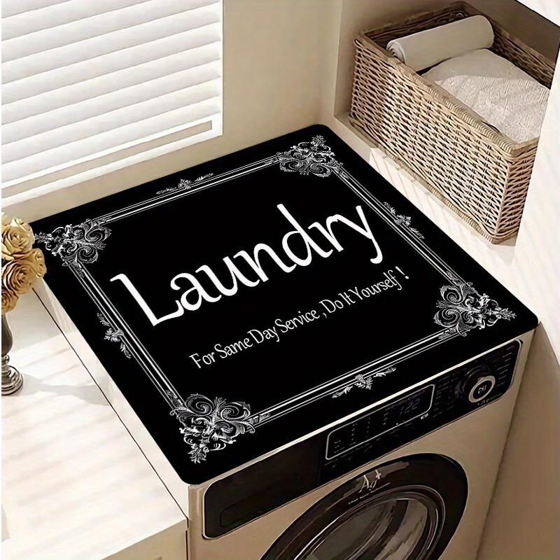 HUIHUADU Retro Tile Diatom Mud Washing Machine Mat