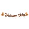 Little Bear Baby Welcome Party Decorative Banner Little Bear Spiral Baby Shower Decorative Flag Set