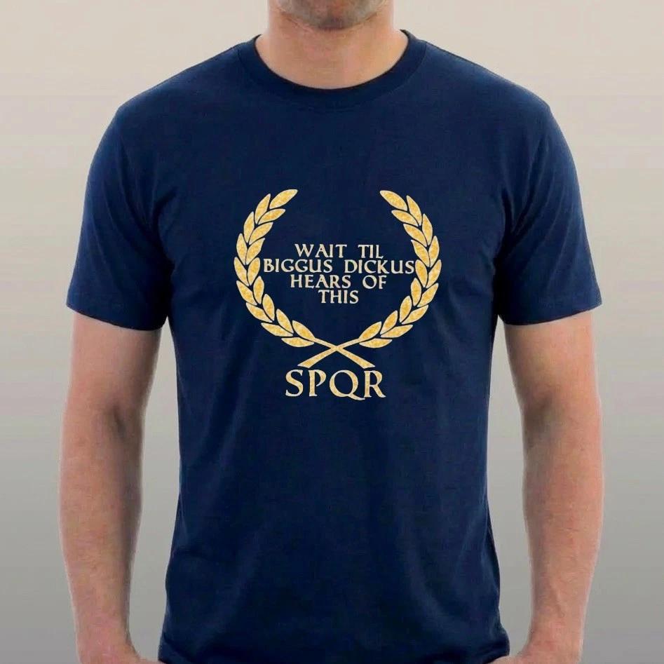Biggus Dickus Gold Print T-shirt Monty Python Life of Brian Fan Tee XXL