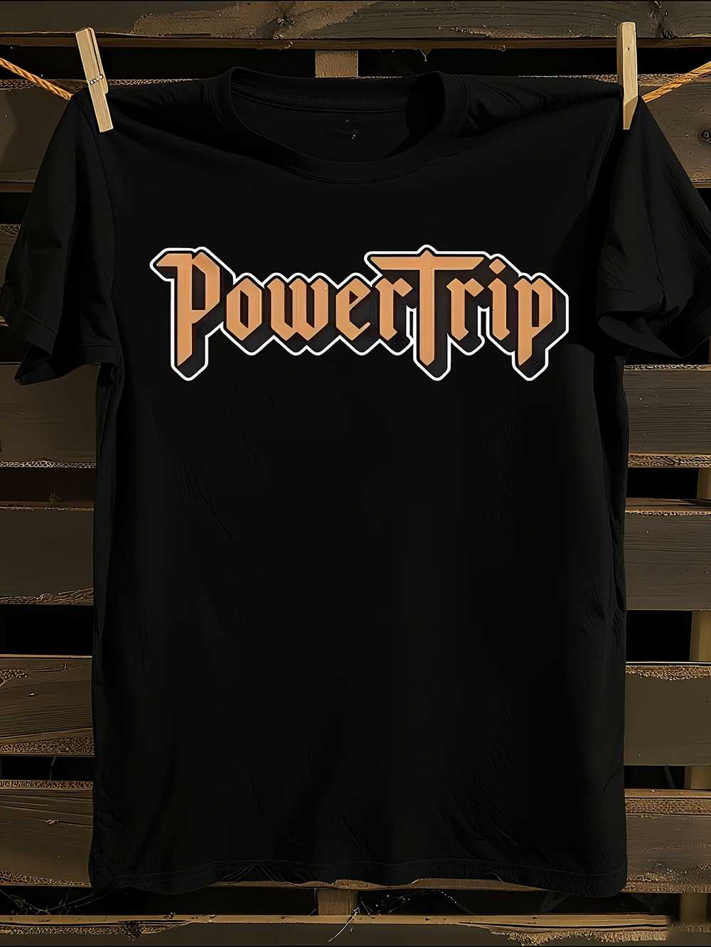 

Power Trip 2023 Rock Graphic T-Shirt Mens Tshirt Womens Tshirts with Letters Print Short Sleeves T-Shirt Casual Street Tee Shirt Top XXXL