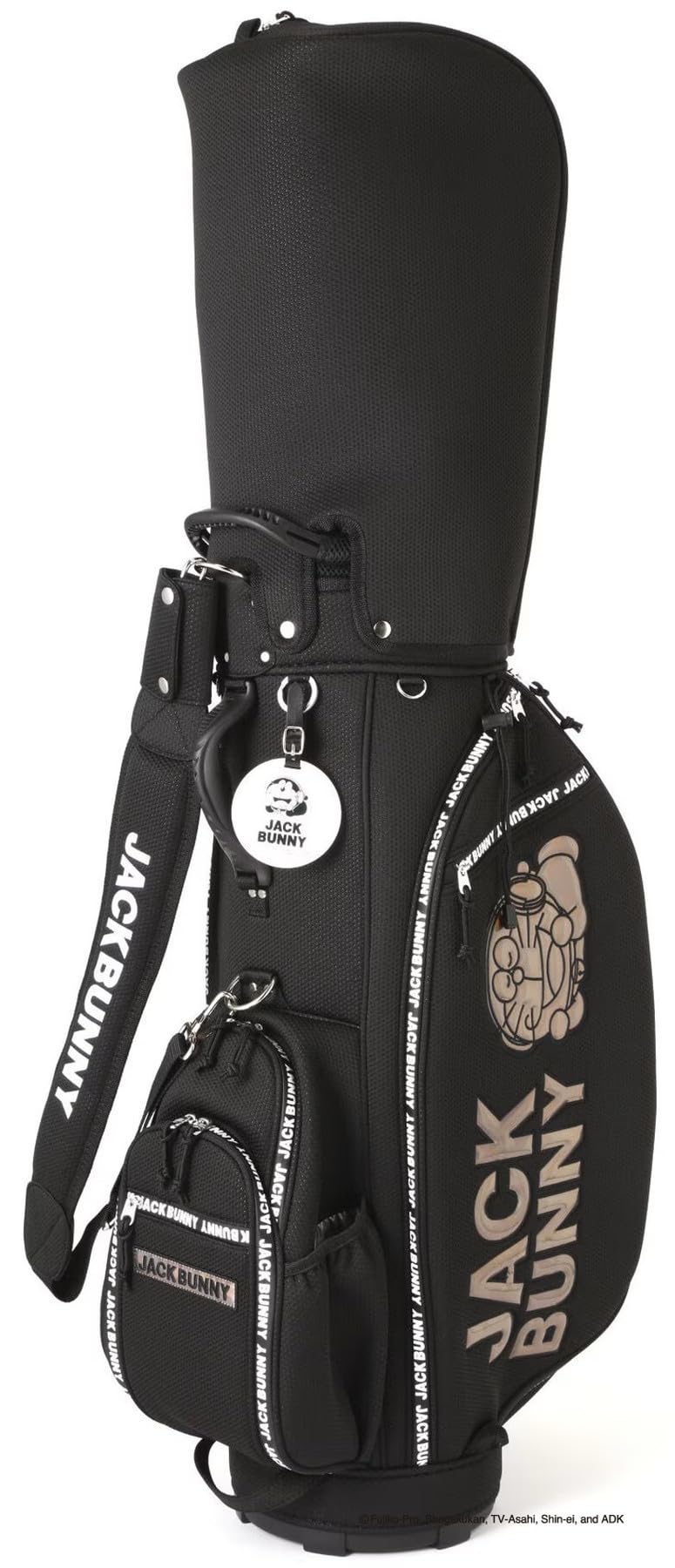 

Continuing standard product Caddy bag Golf CB FR [Jack Bunny] [Doraemon] (stand type, 9.0 type, 4.2 kg) / / 262-4980010 010_Black