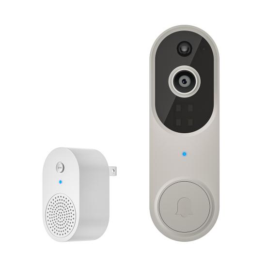 Video Doorbell 1080p Resolution AI Motion Detection Real-Time Communication Easy to Install Wireless Safe Doorbell Camera