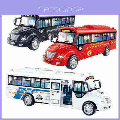 Inertialer Polizeibus Spielzeug mit Licht- und Soundeffekten für Kinder Pädagogisches Spiel