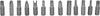 TORX bit/bit set 100 pcs KD10264
