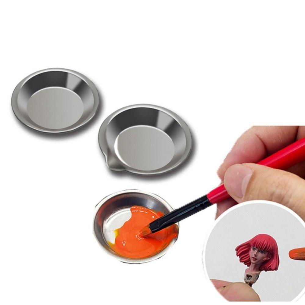 10pcs Reusable Paint Color Mixing Cups Drawing Tablets Pour Mouth Palette Painting Color Bowls  Kids